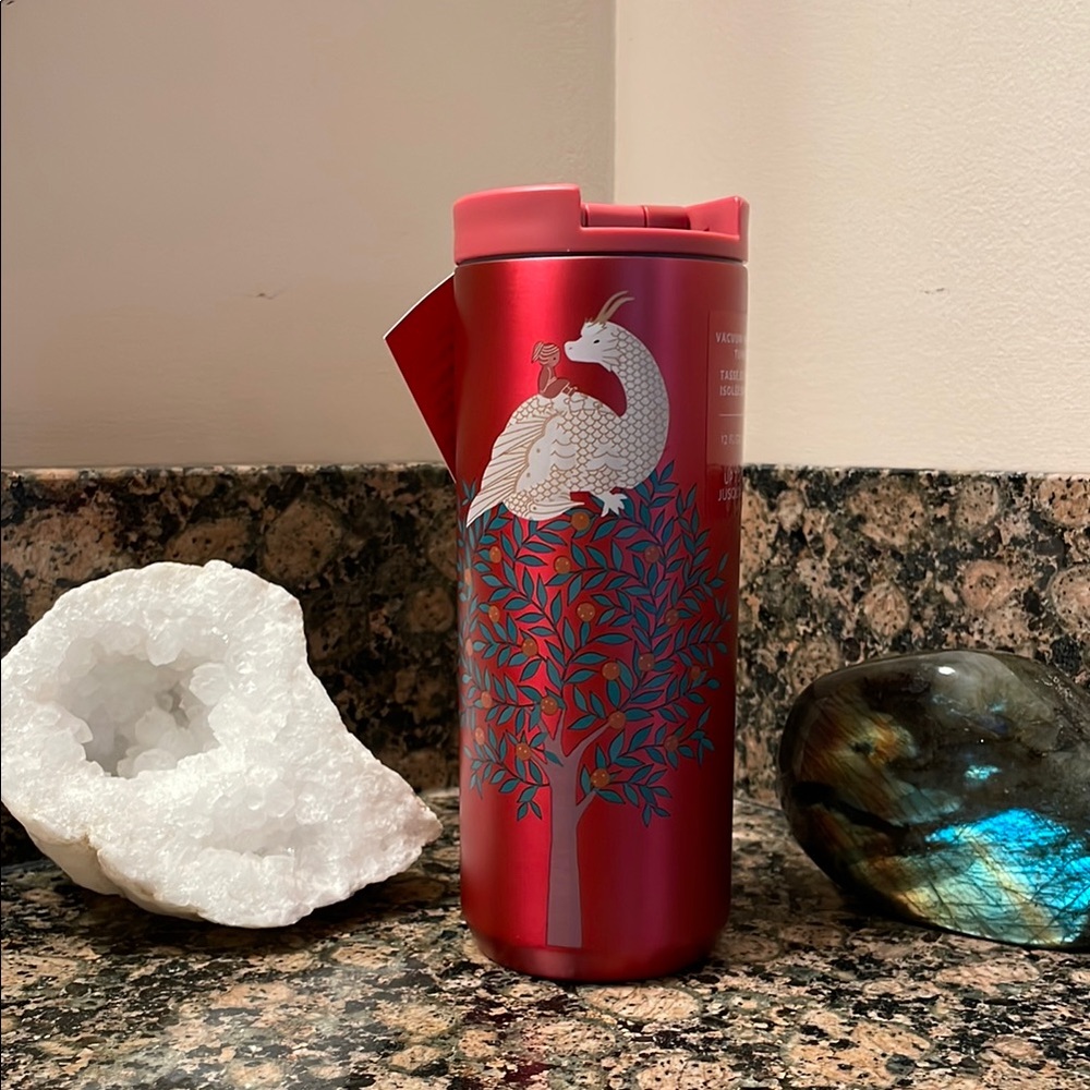 Starbucks 2024 Year Of The Dragon Lunar New Year 12oz Tumbler NWT